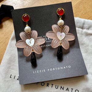Lizzie Fortunato "Sal" Heart earrings